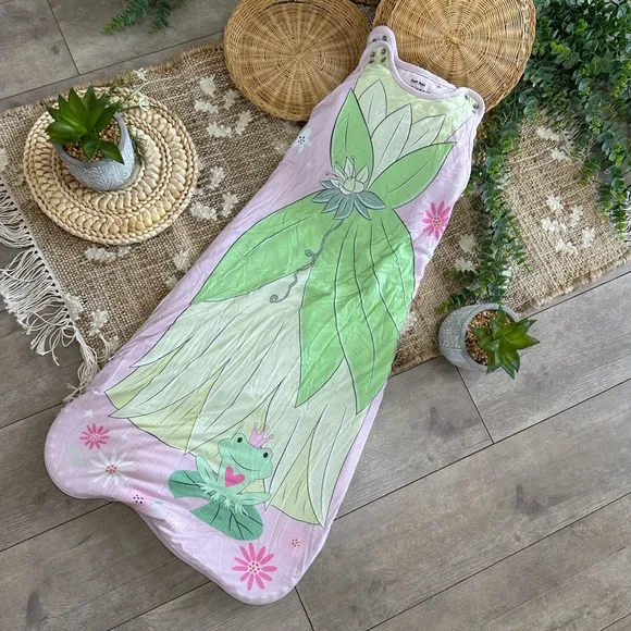 Little Sleepies Disney Princess Tiana Sleepy Bag Baby Girl 6-18 Months